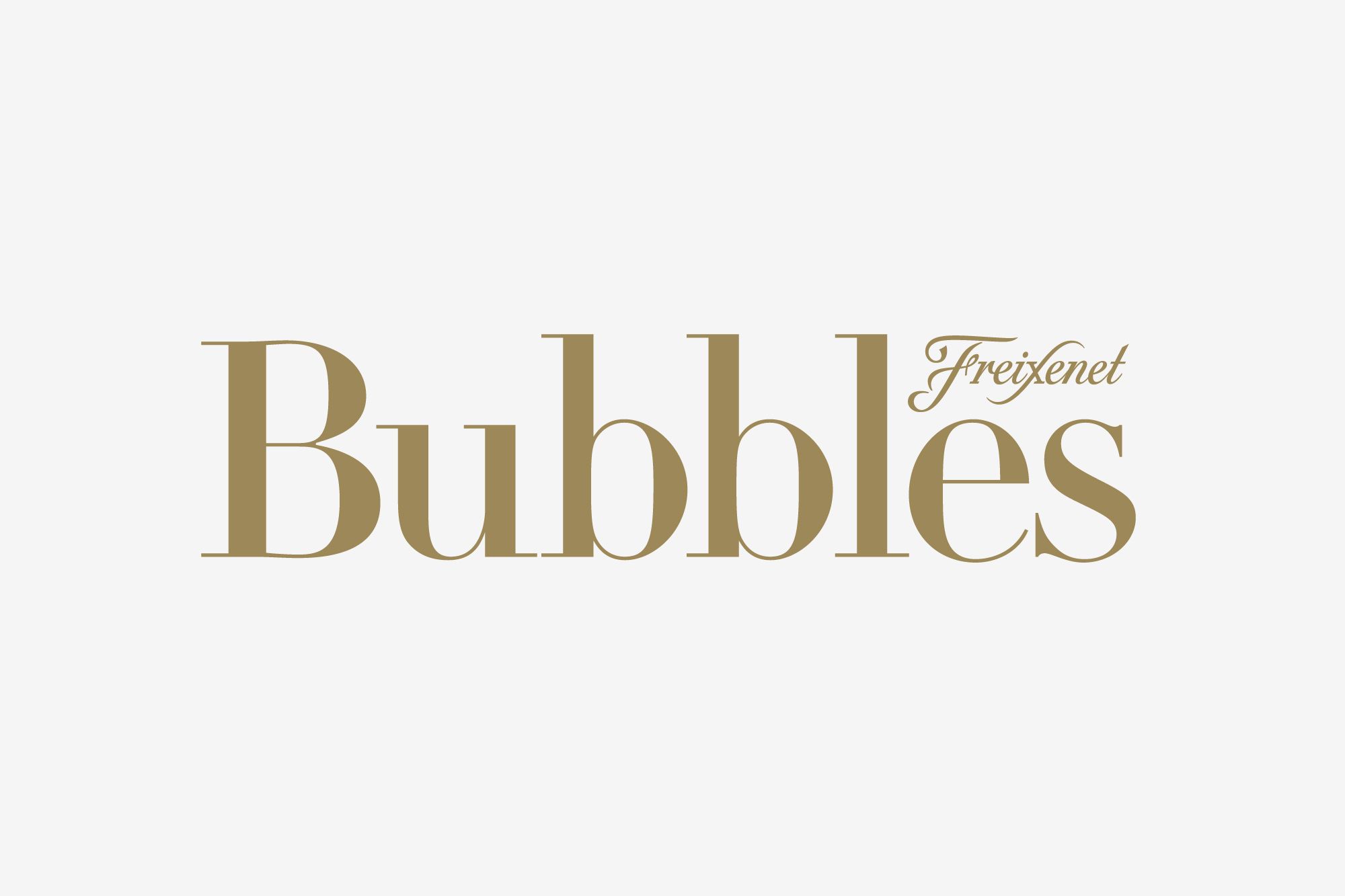 Diseño editorial, diseño de cubierta y maquetación de la revista Bubbles de Freixenet. Tipografia