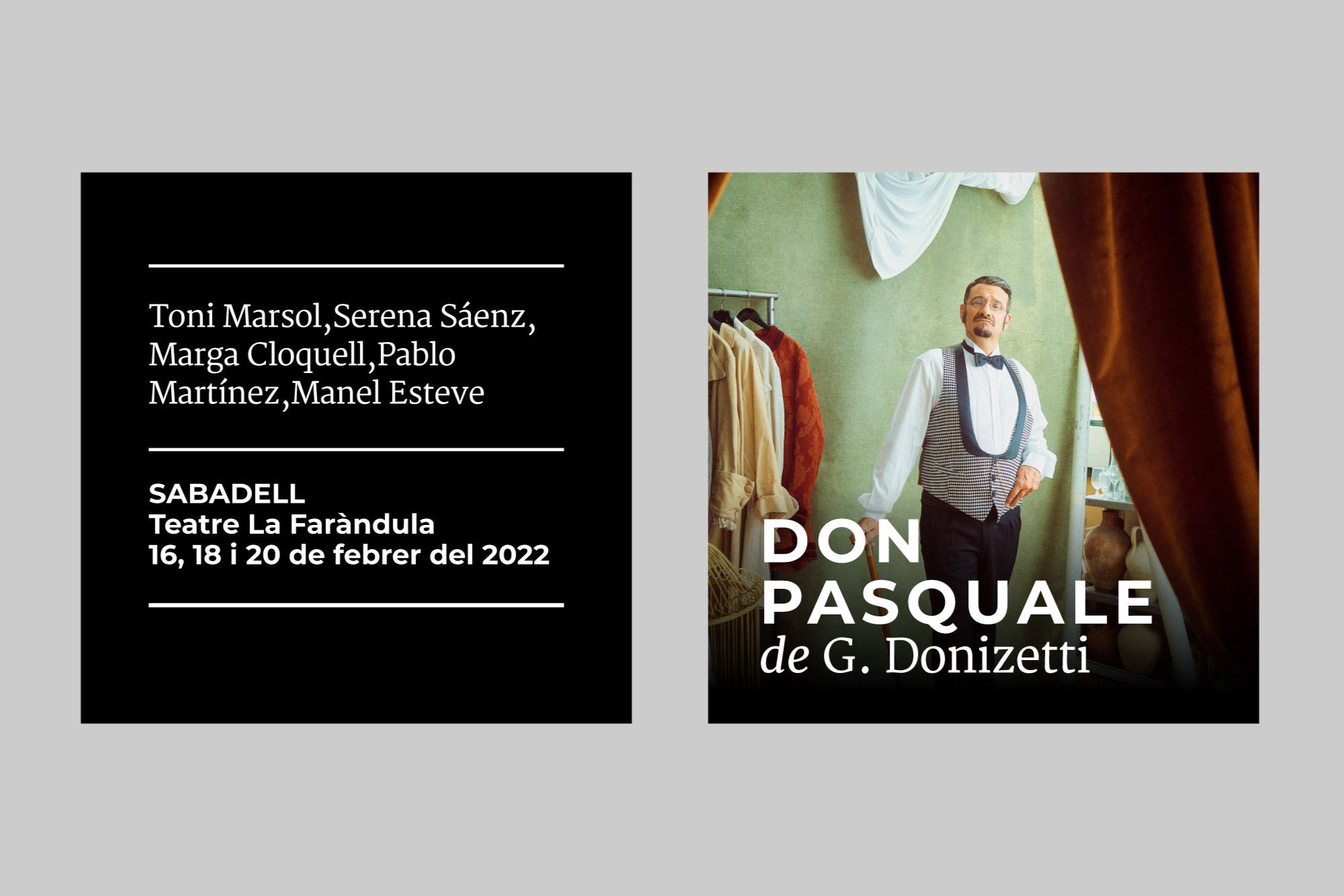 Diseño de logotipo, editorial y campanya de publicidad para la Fundació Òpera Catalunya, diseño redes sociales